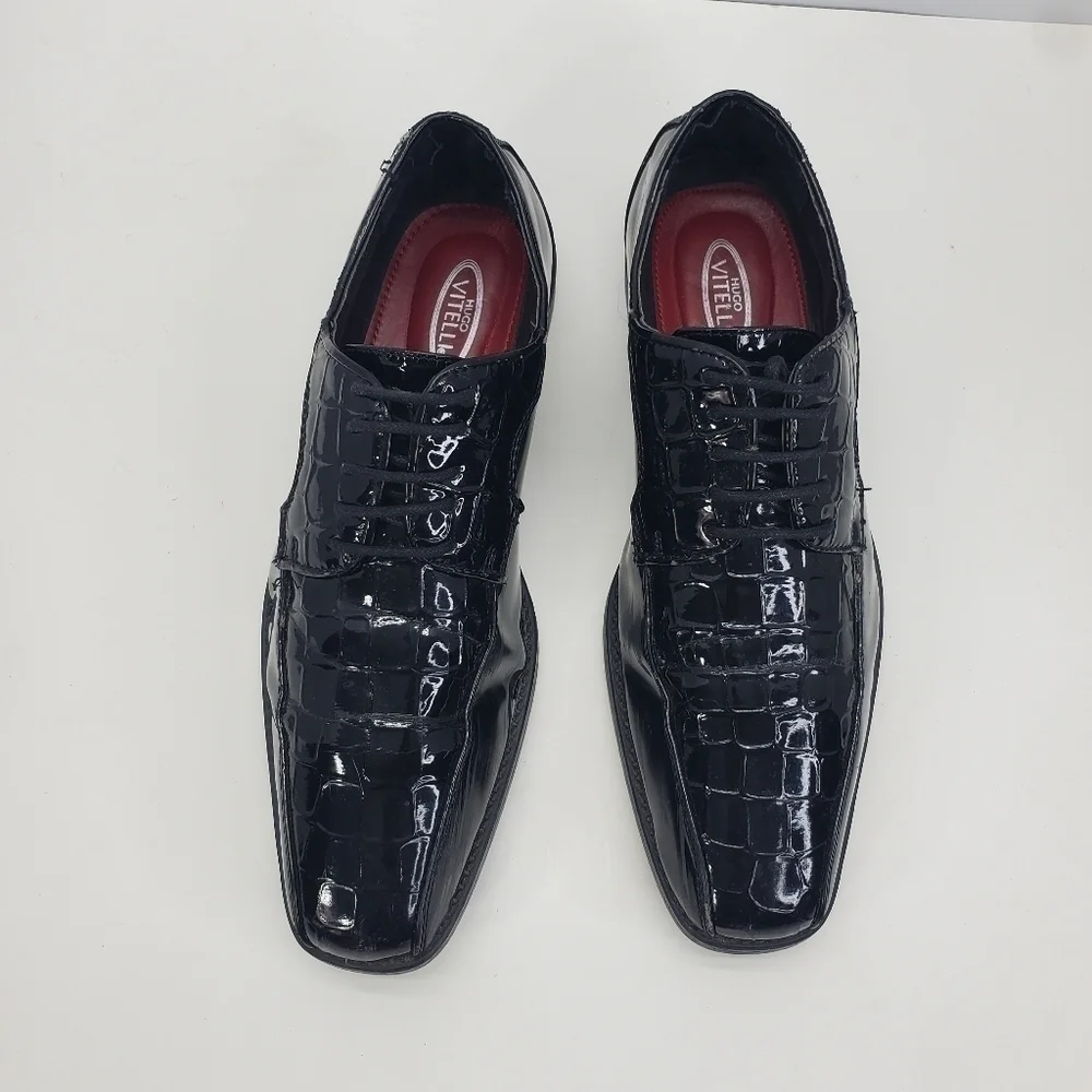 Hugo Vitelli Dress Shoes Men’s 9M Black